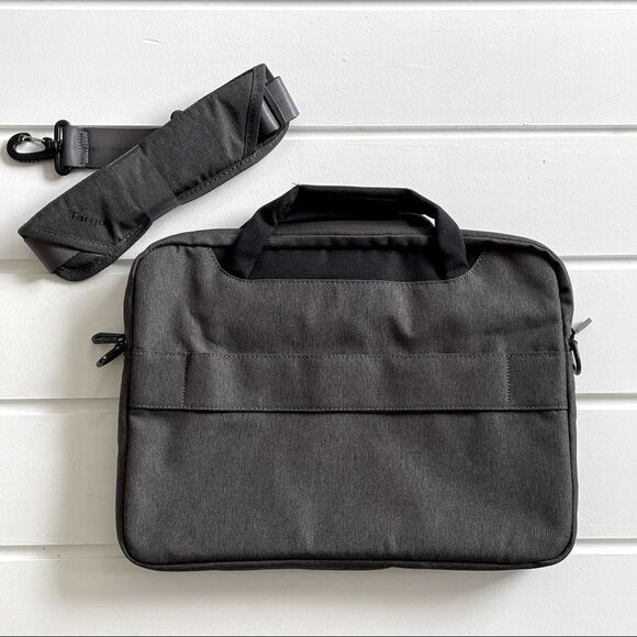 Targus Light Grey 14" Cypress Slimcase Laptop Bag With Ecosmart - Picture 5 of 10